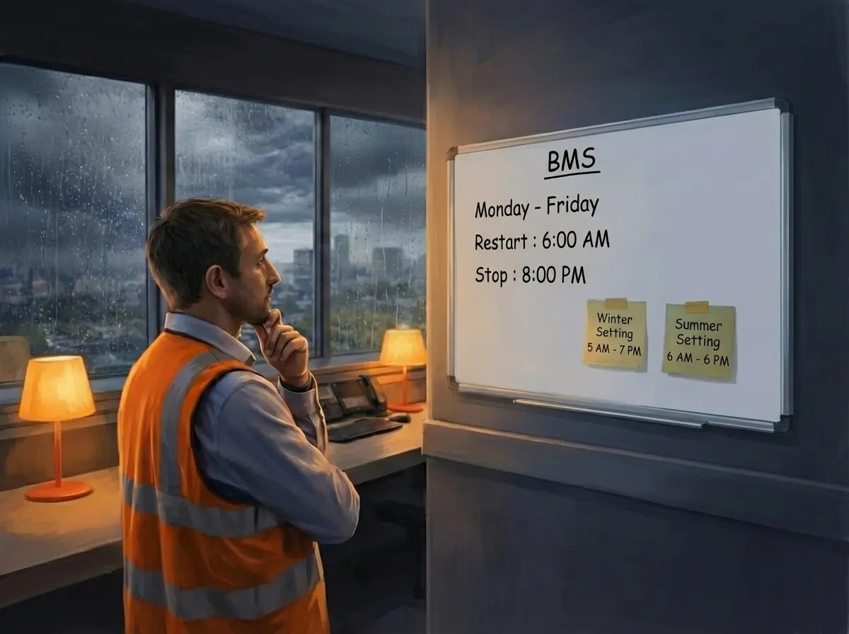 A schedule often poorly tuned, rarely questioned