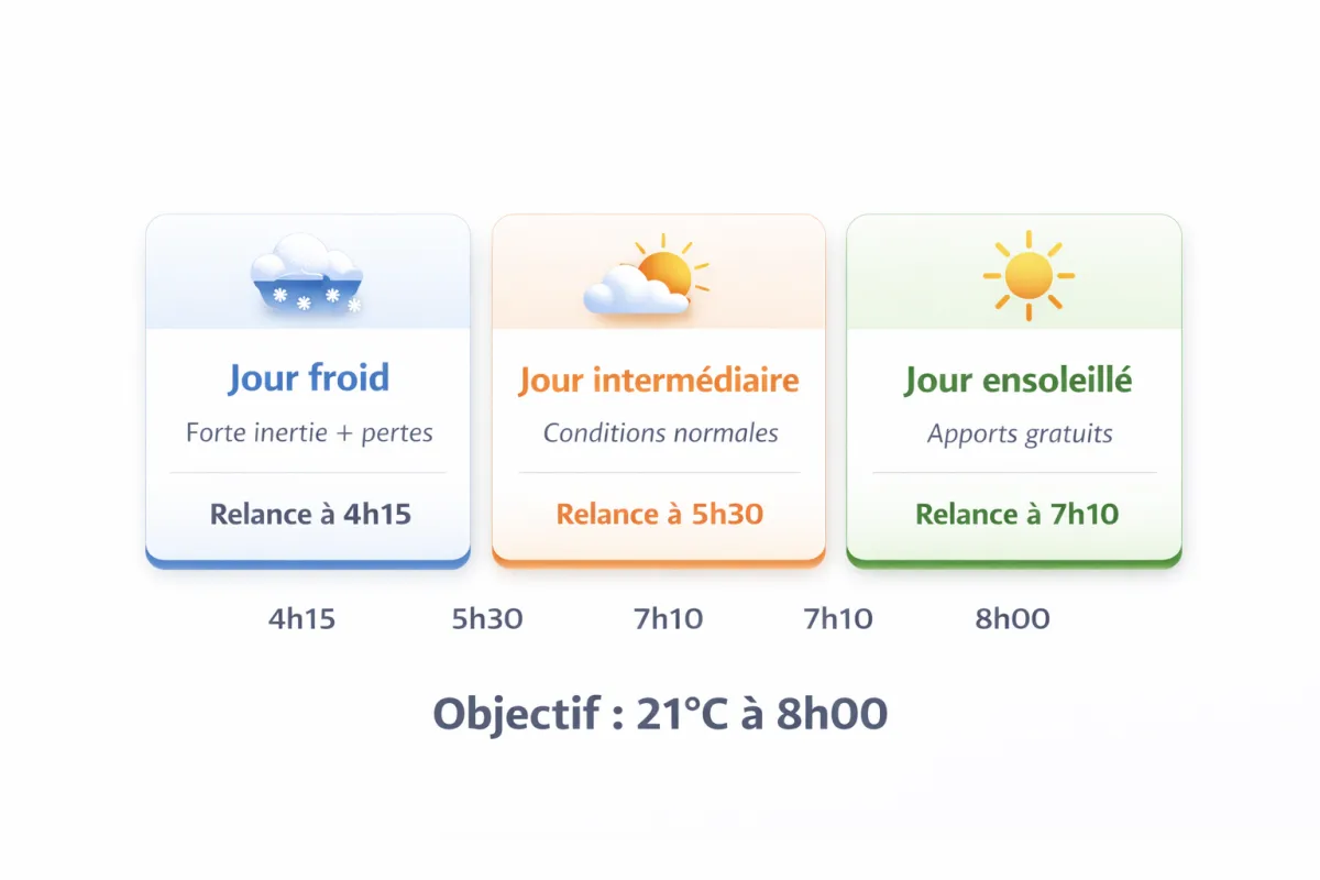 Adjust start times every day, zone by zone, with AI