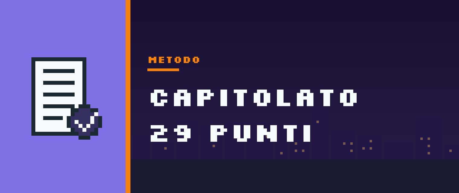 Capitolato BMS: i 29 punti da verificare prima della gara